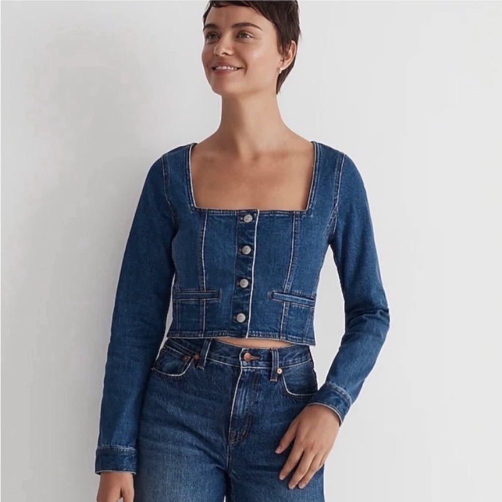 Madewell Denim Top